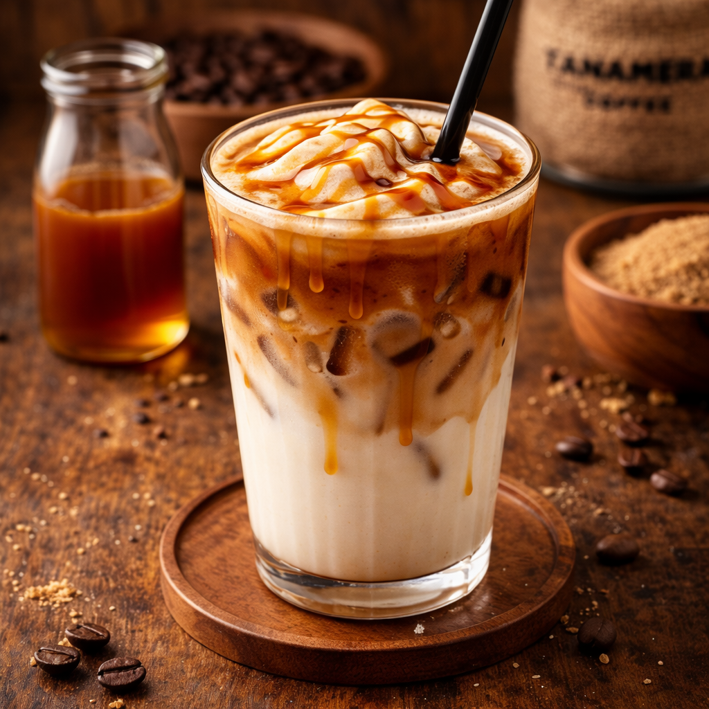 Iced Caramel Latte Tanamera Coffee